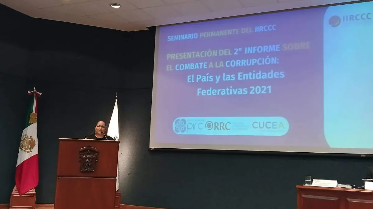 Presentación informe combate a la corrupción UdeG